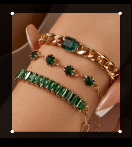 🍻3 Bracelets gold plated 3 🆕 - Picture 1 of 1